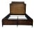 Baker Milling Road Modern Walnut Finished Delphine Queen Bedframe For Sale