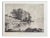 Antonio Fontanesi, Lac De La Geneve, Lithograph, Mid-19th Century For Sale