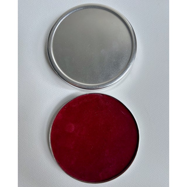 Mid 20th Century Hans Jensen Denmark Velvet Lined Repousse .800 Silver Box For Sale - Image 15 of 17