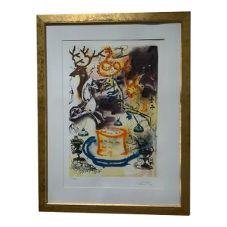 1960s “Who Stole the Tarts”Salvador Dali Color Lithograph For Sale
