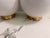 Late 20th Century Ralph Lauren White Ceramic & Brass Signed Vintage Lamps - A Pair For Sale - Image 5 of 9
