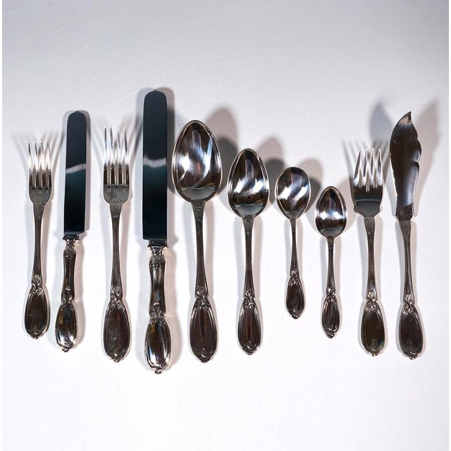 Extensive Cutlery Set for Twelve Persons, Set of 196 For Sale - Image 14 of 18