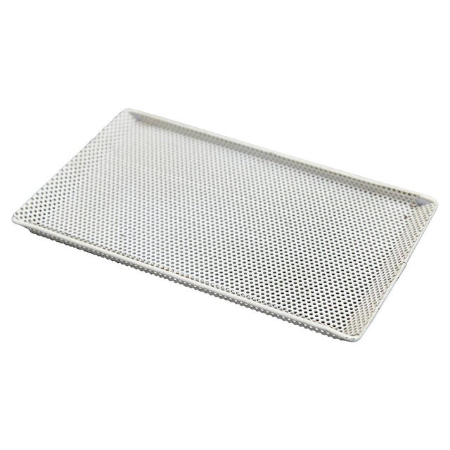 1950s Enameled Metal Plate attributed to Mathieu Matégot, 1950s For Sale - Image 5 of 5