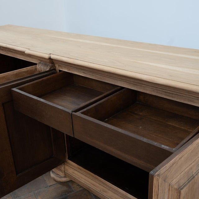 Large Vintage Oak Sideboard, 1950 For Sale - Image 9 of 13
