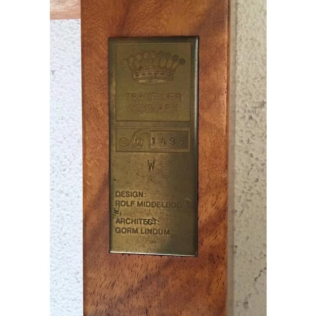 Brown Danish Coffee Table from Tranekær Furniture, 1970s For Sale - Image 8 of 9