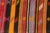 1950s Handwoven Striped Tribal Rug With Small Geometric Motifs For Sale - Image 6 of 10