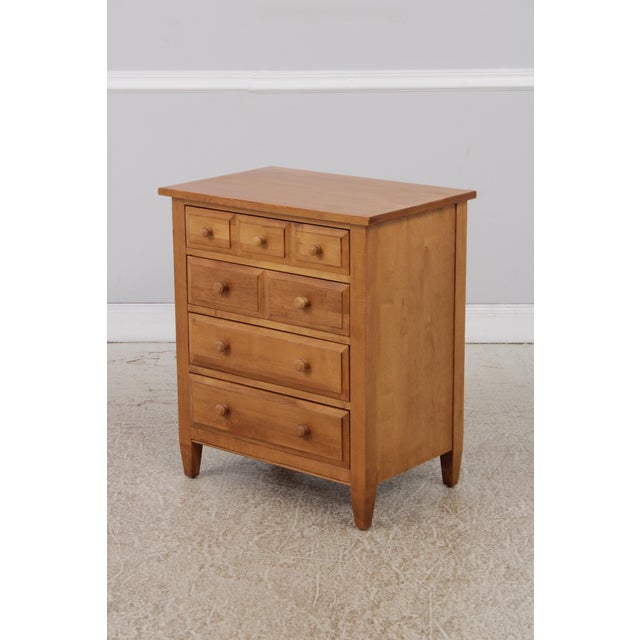 Ethan Allen Ethan Allen Maple Country Colors Nightstand For Sale - Image 4 of 12