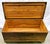Mid 19th Century 19th Century Early American Style Cedar Constructed Trunk Blanket Chest Castors For Sale - Image 5 of 16