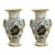 Pair of Antique 19th Century Hand Painted Floral White Porcelain Vases For Sale