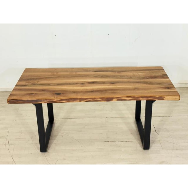Vintage Dining Table in Walnut For Sale - Image 3 of 15