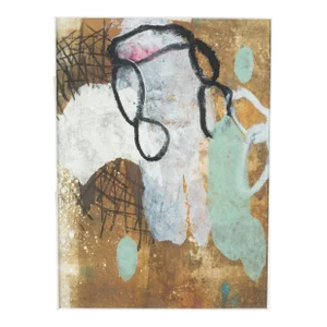 Mixed-Media Abstract Modernist Painting Dean Nimmer, 2000
