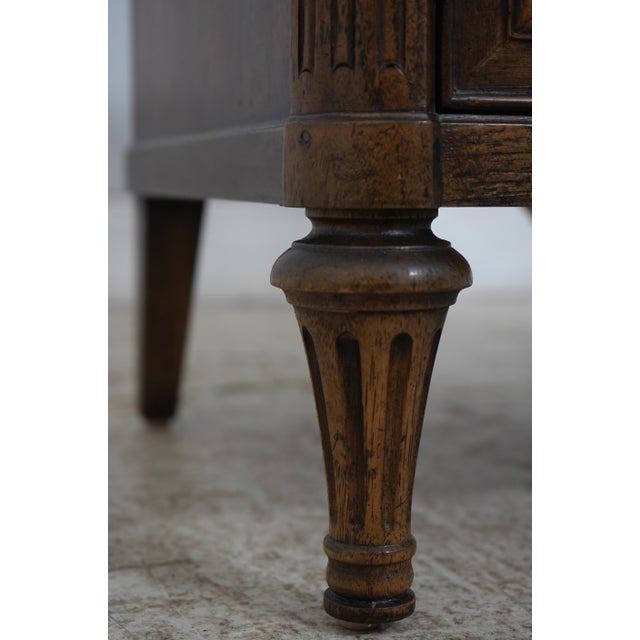 Pair of Henredon Walnut French Style Nightstands For Sale - Image 14 of 18