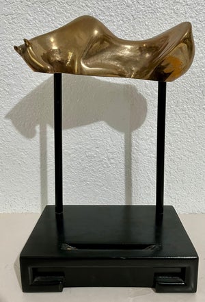Colin Webster Watson, Bronze Modernist Biomorphic Sculpture Horse, Stand Colin Webster Watson Art Deco, 1970