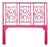 Tulum Headboard Queen - Bright Pink For Sale