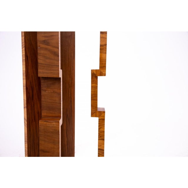 1950s Mid-20th Century Art Deco Column Pedestal, Poland, 1950s For Sale - Image 5 of 7