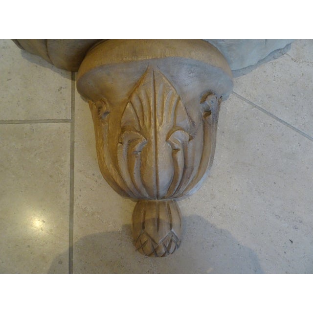 Late 20th Century Late 20th Century Carved Wood Wall Bracket For Sale - Image 5 of 6