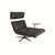 Modern Etino Lounge Chair in Fabric and Wood from Koinor For Sale - Image 3 of 16