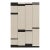 Rug & Kilim’s Contemporary Kilim, Taupe With White and Black Textural Stripes For Sale