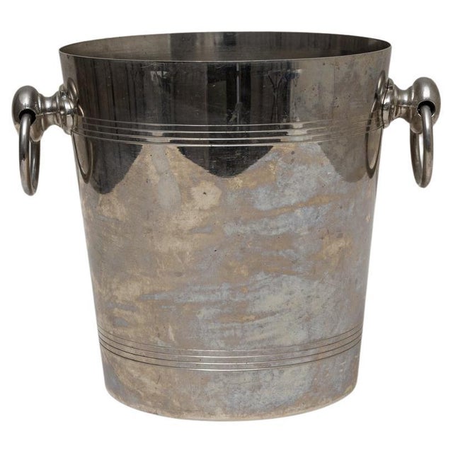 20th Century French Silver Plated Champagne Bucket For Sale - Image 15 of 18