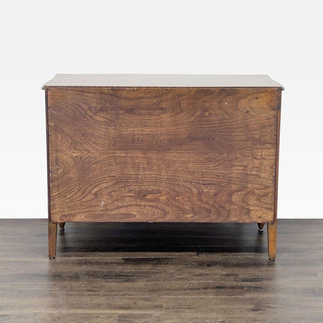 John Stuart Inc. Classic Wooden Dresser With Curved Drawers and Ornate Detailing For Sale In San Francisco - Image 6 of 10