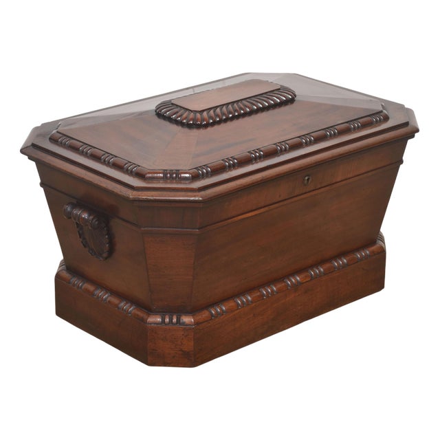 Georgian Mahogany Sarcophagus Cellarette For Sale