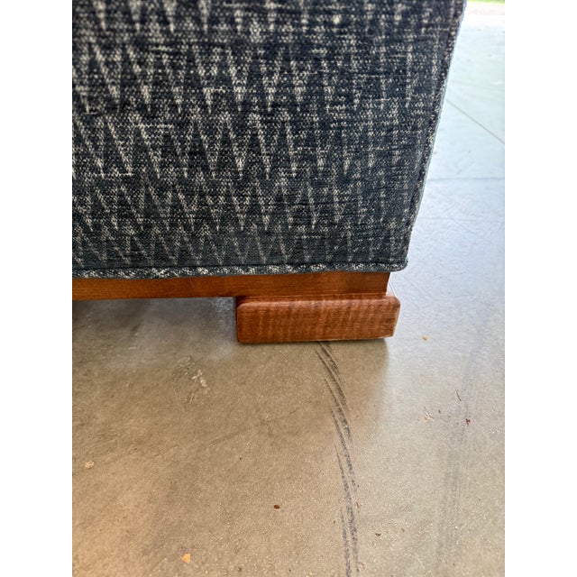 Ink Blue Arosa Sleeper Sofa by Charles Stewart For Sale - Image 8 of 14
