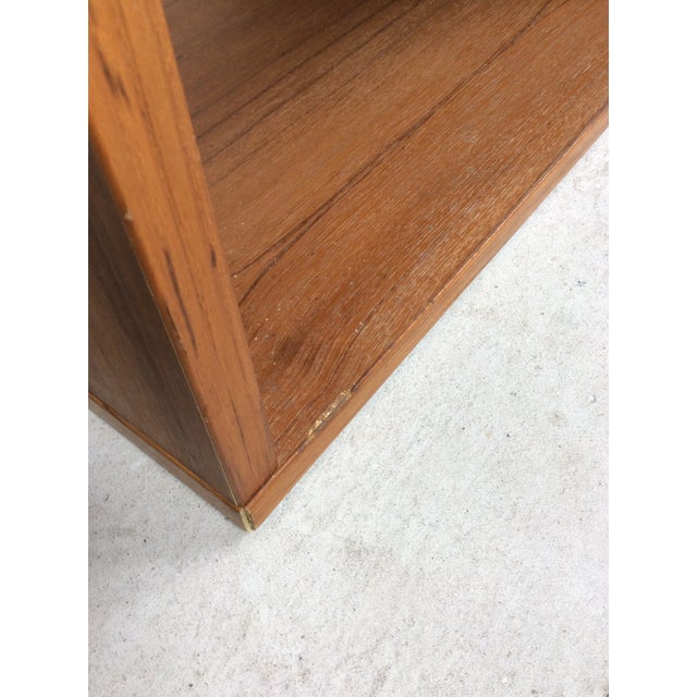 Danish Modern Teak Media Storage Entertainment Stand With Step Design For Sale - Image 12 of 18