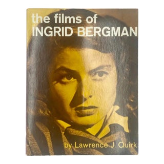 The Films of Ingrid Bergman by Lawrence J Quirk Book Paperback 1970 Hollywood For Sale