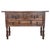 19th Century Catalan Spanish Carved Walnut Console Sofa Table, Four Drawers For Sale - Image 9 of 18