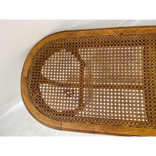 Louis XVI Style Beechwood Bed Bench, 20th Century For Sale - Image 6 of 13