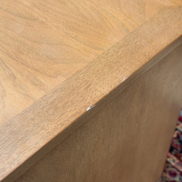 Champagne Kent Coffey "The Sequence" Mid-Century Modern Writing Desk For Sale - Image 8 of 12