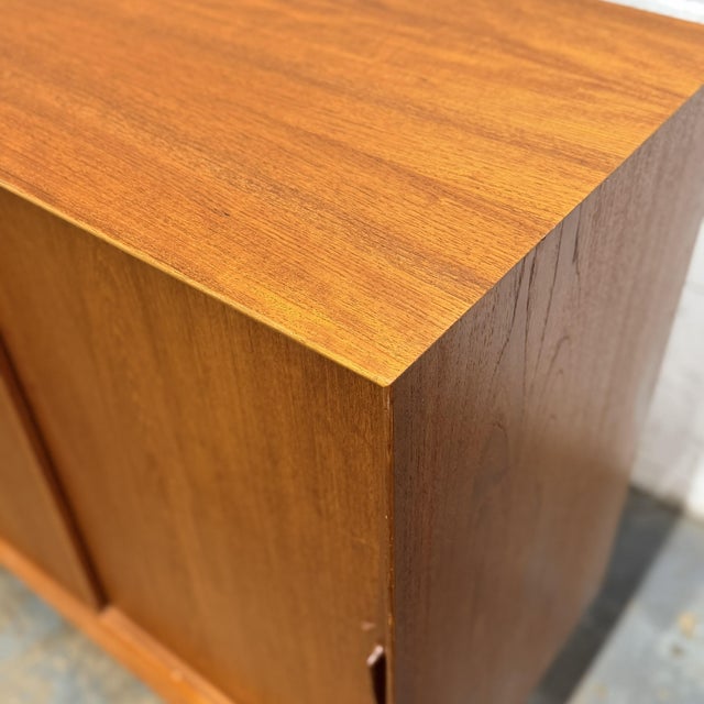 Vintage Omann Jun Model 19 Teak Sideboard by Gunni Omann, Denmark, 1960s Mid Century For Sale In New York - Image 6 of 11
