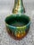 Vintage Majolica Ceramic Planters - A Pair For Sale - Image 9 of 13