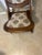 Vintage Victorian Carved Walnut and Upholstered Folding Rocking Chair For Sale - Image 11 of 12