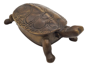 Brass Turtle Box, 1970s