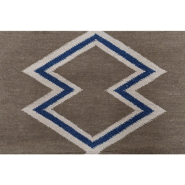 Early 21st Century Modern Aztec Geometric Design Rug by Doris Leslie Blau For Sale - Image 5 of 9