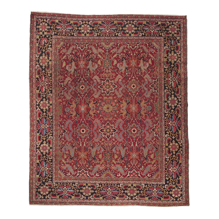 Late 19th Century Persian Serapi Rug, 09'05 X 11'04 | Chairish