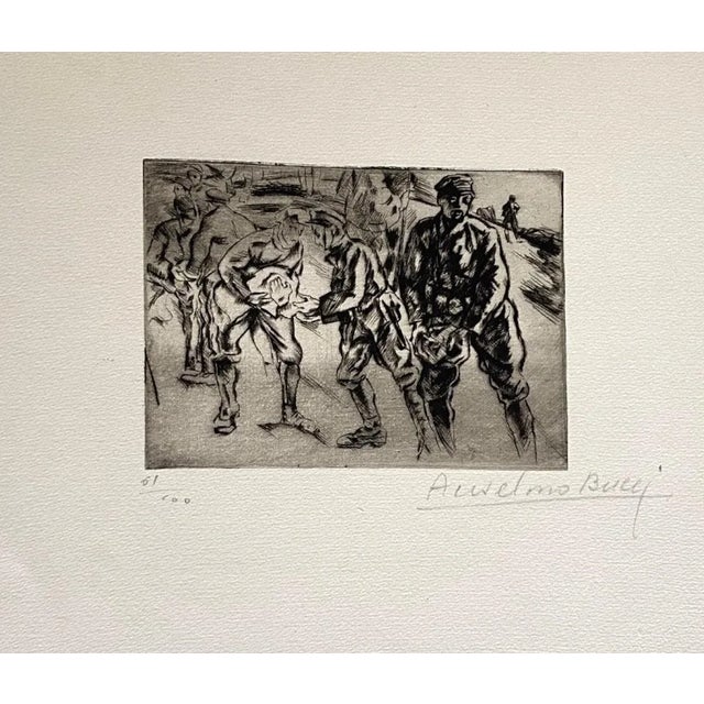 Anselmo Bucci, Militant, 1917, Etching For Sale - Image 3 of 3