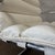 Vintage White Leather and Chrome Lounge Chair Attributed to Knoll For Sale In Los Angeles - Image 6 of 12