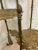 Hollywood Regency Early 20th Century Brass Three Tier Side Table With Bird Design For Sale - Image 3 of 6