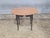 Late 20th Century Tiger Maple Benchmade Dining Table Breakfast Table Tavern Table Black Base For Sale - Image 4 of 10