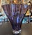 This is a beautiful large art glass vase by Lenox from its Organics line. The purple color and handkerchief style ruffle...