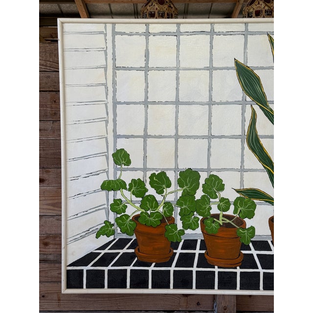 A bold and vibrant Mid-20th Century painting by Lee Reynolds, part of the sought-after Vanguard series. This monumental...