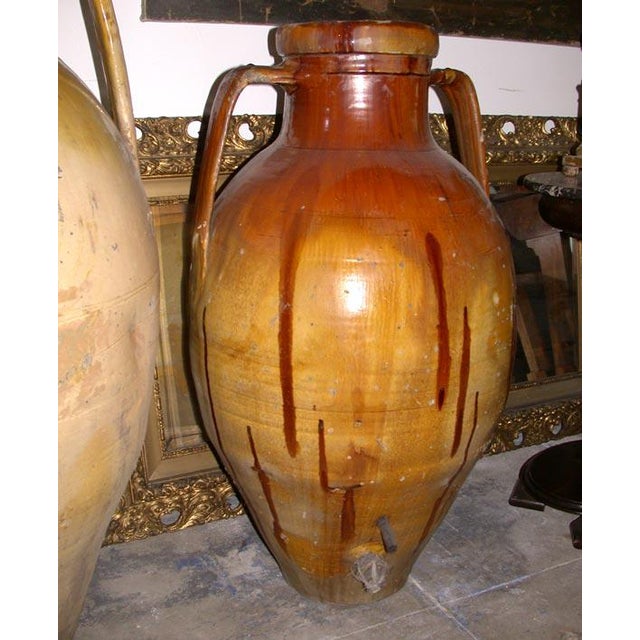 Southern Italian Terra Cotta Olive Oil Jars For Sale In Los Angeles - Image 6 of 7