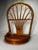 Contemporary Vintage Coastal Boho Chic Arched Bamboo & Rattan Wood Wall Shelf For Sale - Image 3 of 10