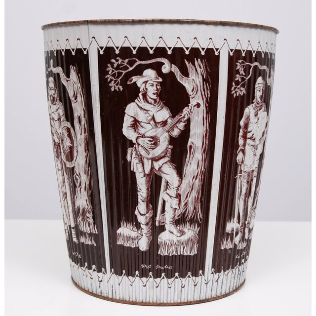 1960s Robin Hood Metal Paper Basket, England, 1965 For Sale - Image 5 of 9