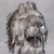 Metal Recycled Steel Lion Head Sculpture by Holomua For Sale - Image 7 of 10