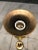Danish Modern Walnut & Brass Torchiere Floor Lamp Manner of Gerald Thurston for Lightolier For Sale - Image 9 of 13