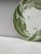 French Country French Faience Green Tulip Plate Choisy Le Roi For Sale - Image 3 of 4