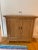 Antique Pine Two Door Storage Cupboard Cabinet For Sale - Image 9 of 11